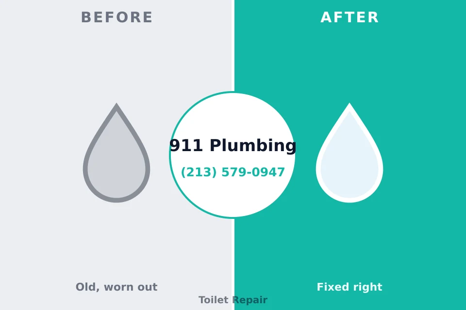 Before and after: plumbing repair Woodville, FL